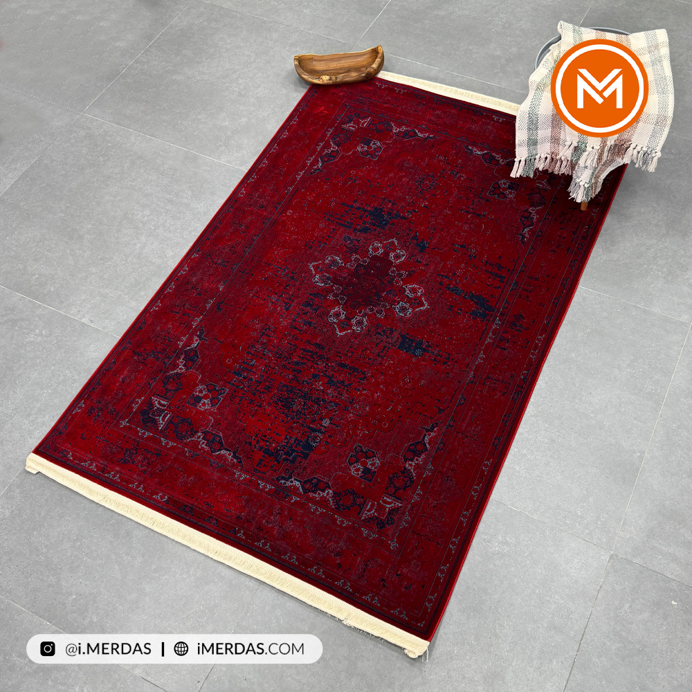 فرش گبه هرمس LS زمینه تمام رنگ